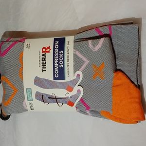 Extreme Fit Unisex Hearts Knee High Compression Socks - NWOT